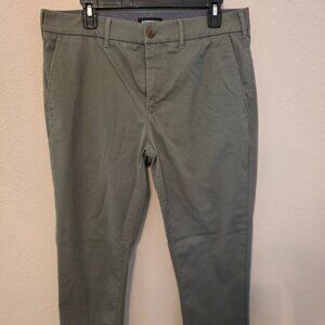 Express Men's olive colored pants, size 33x32